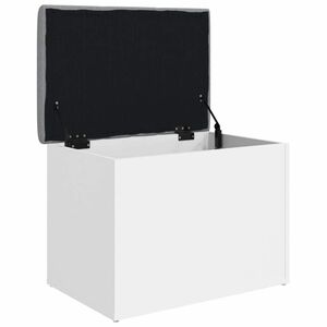 vidaXL F&ouml;rvaringsb&auml;nk vit 62x42x45 cm konstruerat tr&auml;