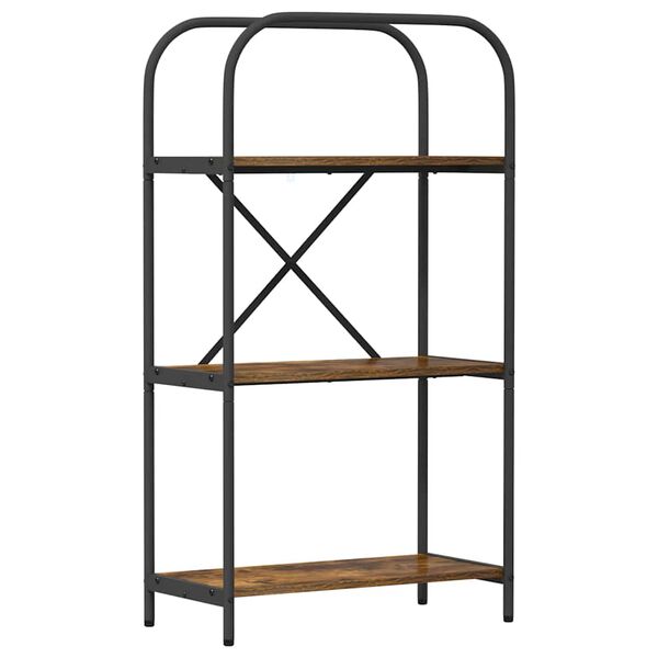 vidaXL Hyllsystem R&ouml;kt ek 60 x 30 x 109 cm Konstruerat tr&auml;