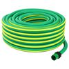 vidaXL Tr&auml;dg&aring;rdsslang 5-lagers Gr&ouml;n och Gul 19 mm PVC