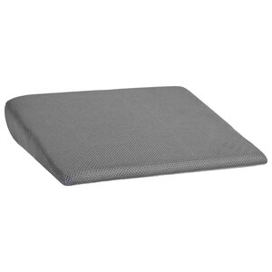 vidaXL Sittkudde Gr&aring; 39 x 38 x 8,5 cm PU skum