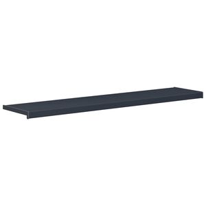 vidaXL F&ouml;nsterbr&auml;da Anthracit med tr&auml;&aring;dring 160 x 35 x 4,5 cm PVC