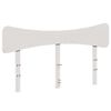 vidaXL Huvudgavel vit 140 cm massiv furu