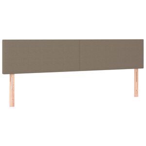 vidaXL S&auml;nggavlar taupe 200x5x78/88 cm tyg
