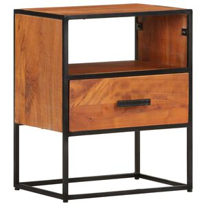 vidaXL S&auml;ngbord 40x30x50 cm massivt acaciatr&auml;