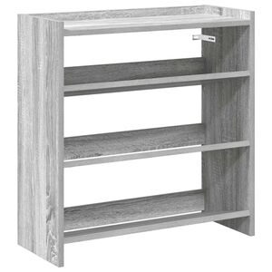 vidaXL Skohylla gr&aring; sonoma 60x25x62 cm konstruerat tr&auml;