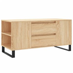 vidaXL Soffbord sonoma-ek 102x44,5x50 cm konstruerat tr&auml;