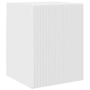 vidaXL TV V&auml;gghylla Glansig Vit 30 x 31 x 40 cm Konstruerat tr&auml;