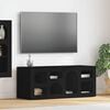vidaXL TV-sk&aring;p Svart 100 x 35 x 40 cm Konstruerat tr&auml;
