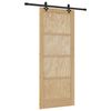 vidaXL Skjutd&ouml;rr ORKDAL 86 x 211 cm Massiv furu Naturlig