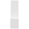 vidaXL Vägghyllor 2 st vit 50x15x50 cm konstruerat trä