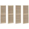 vidaXL Sk&aring;pd&ouml;rr 4 pcs Naturf&auml;rg 170 x 2,1 x 59,5 cm Massiv furu