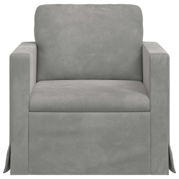 vidaXL Soffa Ljusgr&aring;