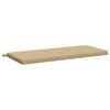 vidaXL B&auml;nk kudde SOEST 100% Polyester Beige 120 x 50 x 5 cm