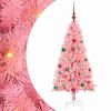 vidaXL Julgran Rosa 150 cm PVC