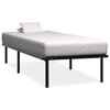 vidaXL S&auml;ngram svart metall 100x200 cm