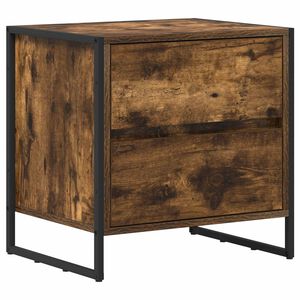 vidaXL S&auml;ngbord med l&aring;da R&ouml;kek 50 x 39,5 x 50 cm Konstruerat tr&auml;