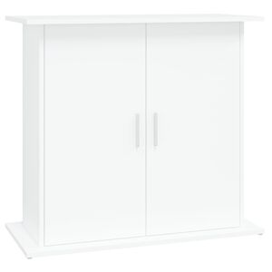 vidaXL Akvarieb&auml;nk vit 81x36x73 cm konstruerat tr&auml;