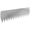 vidaXL Kant f&ouml;r gr&auml;smatta 20 st 103 x 30 cm St&aring;l Silver