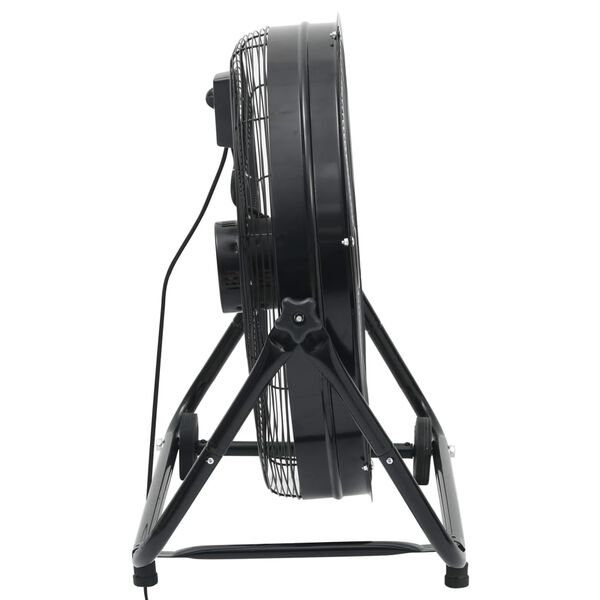 vidaXL Industrifl&auml;kt 60 cm 172,5 W svart