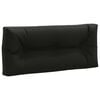 vidaXL Pallryggkudde VIANEN 100% Polyester Svart 120 x 40 x 12 cm