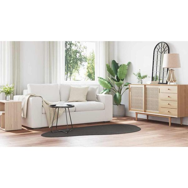 vidaXL Matta HUARTE Antracit 100 x 200 cm Polyester