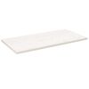 vidaXL Bordsskiva vit 100x50x2,5 cm massiv furu rektangul&auml;r