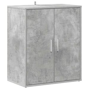 vidaXL Skosk&aring;p betonggr&aring; 60x35x70 cm konstruerat tr&auml;