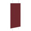 vidaXL Plisserad persienn Bordeaux r&ouml;d 65x100cm tyg bredd 64,4cm