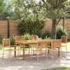 vidaXL Trädgårdsmöbelset 7 pcs Beige Poly rattan