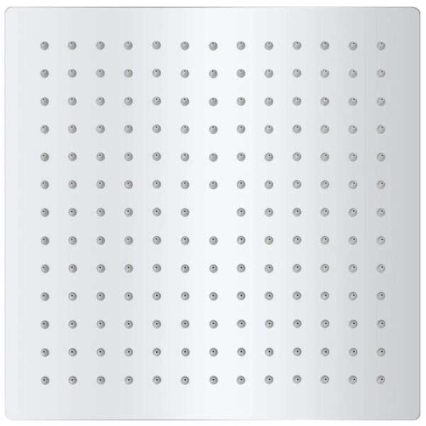 vidaXL Regnduschhuvud 2 st rostfritt stål 25x25 cm
