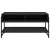 vidaXL Soffbord svart 90x50x45 cm konstruerat trä