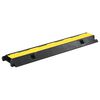 vidaXL Kabelskydd 1 kanal gummi 100 cm
