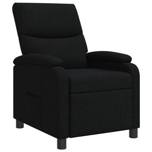 vidaXL Recliner Svart Tyg