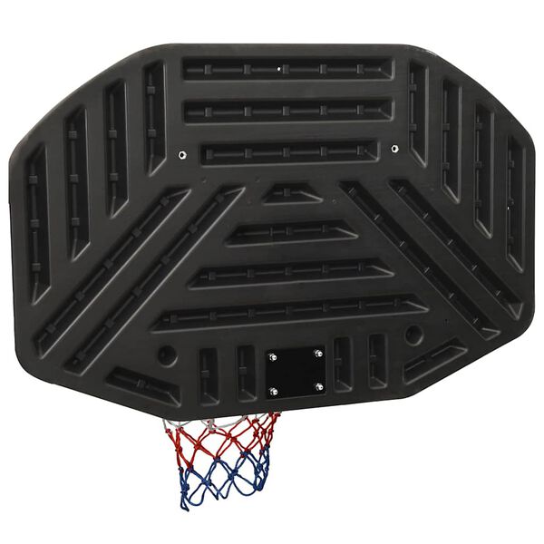 vidaXL Basketkorg svart 109x71x3 cm polyeten
