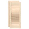 vidaXL Sk&aring;psd&ouml;rrar lamelldesign 2 st 69x29,5 cm massivt tr&auml; furu