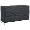 vidaXL M&ouml;bel&ouml;verdrag Enf&auml;rgad Svart 180 x 70 x 90 cm 210D