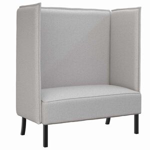 vidaXL H&ouml;g Ryggsoffa Moln gr&aring; 109 x 56 x 121 cm tyg