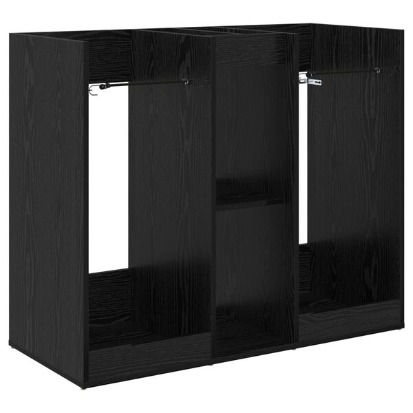 vidaXL Golf Sk&aring;p Enf&auml;rgad Svart Ek 102 x 45 x 85,5 cm