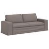 vidaXL Soffa 2 pcs Taupe 182 x 80 x 82 cm tyg