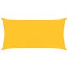 vidaXL Solsegel 160 g/m&sup2; gul 2x4 m HDPE