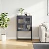 vidaXL Highboard antracit 68x39x107 cm st&aring;l