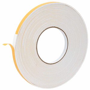 vidaXL Sj&auml;lvh&auml;ftande skumtape Vit 10mm x 10m CR skum