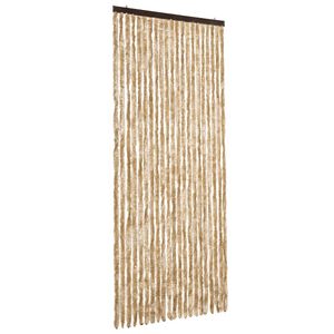 vidaXL Insektsdraperi beige 90x220 cm chenille