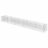 vidaXL Planteringsgabion upph&ouml;jd galvaniserat st&aring;l 450x50x50 cm