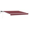 vidaXL Utdragbar markis Vinr&ouml;d 300 x 250 cm Duk och Aluminium