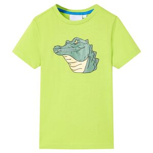 T-shirt f&ouml;r barn limegr&ouml;n 116
