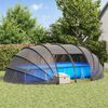 vidaXL Poolt&auml;lt Dome Transparent 538 x 440 x 204 cm