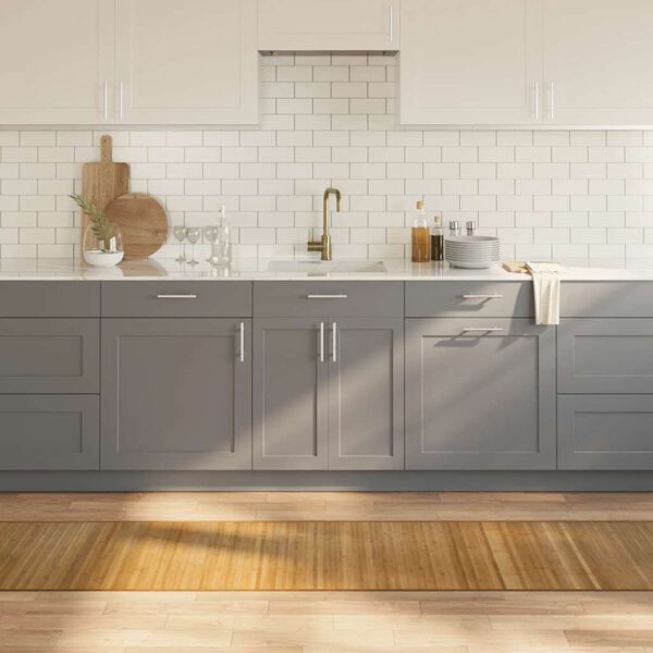 vidaXL Matta rektangul&auml;r naturlig 60x300 cm bambu