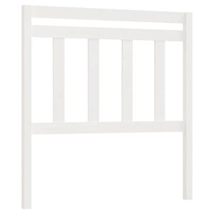 vidaXL S&auml;nggavel vit 106x4x100 cm massiv furu