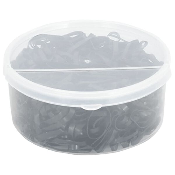 vidaXL Flätningsband för häst 500 st svart silikon